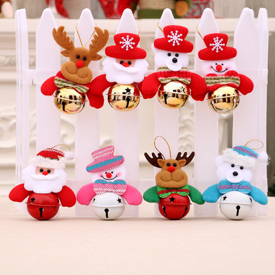 Christmas decorations, small Christmas tree ornaments doll