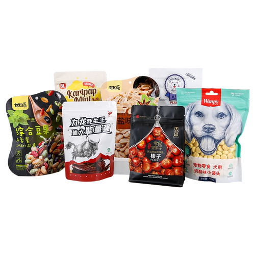 食品包装袋定制复合真空自立自封塑料袋狗粮八边封订做膜印刷logo