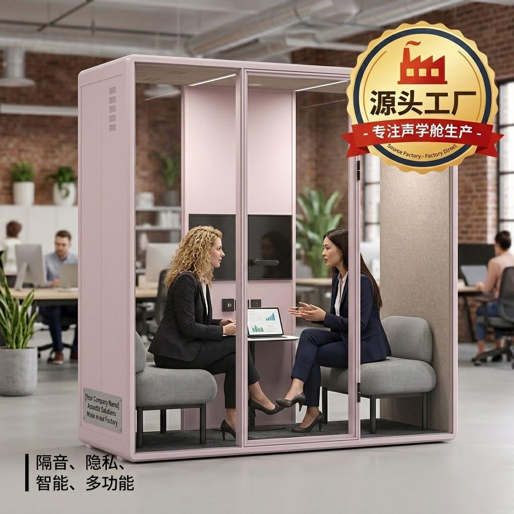 隔静音舱双人隔音房会议洽谈隔音仓面试聊天电话隐私静音舱