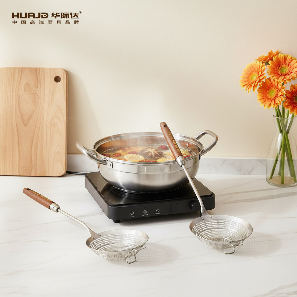 漏勺304不锈钢牛肉火锅专用厨房加厚家用过滤漏网油炸大笊篱捞勺,厨房/烹饪用具,漏勺/滤网勺,淘宝优惠券,粉丝福利购,淘宝优惠卷