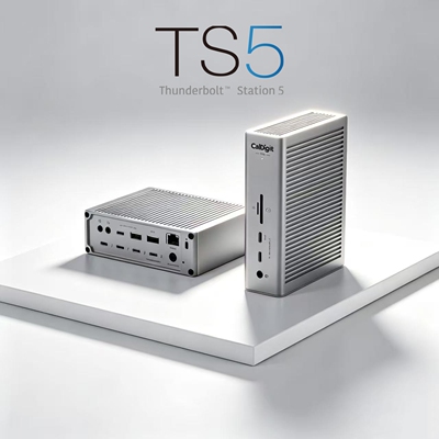 CalDigit TS5雷电5扩展140W 充电Thunderbolt 5拓展坞2.5GbE