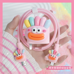 防折断缠绕绳硅胶款适用于OPPO手机充电器保护套67W/FindX6/x7Ultra80W快充数据线套FindN3Flip/Reno12/K11x