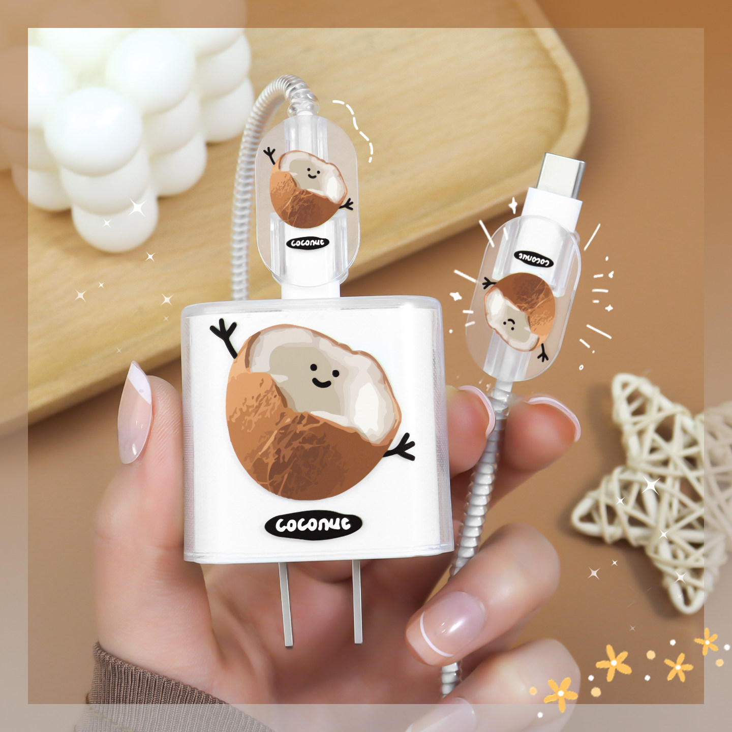 适用透明简约款苹果17promax17全包耐脏充电器套iPad/苹果16数据线保护套iPhone15promax通用充电线缠绕绳14,3C数码配件,充电器保护套,淘宝优惠券,粉丝福利购,淘宝优惠卷