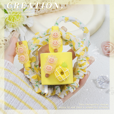 充电器数据线保护套简约硅胶新款