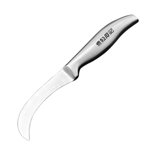 不锈钢水果刀弯刀锋利切割香蕉西瓜芒果菠萝蜜凤梨水果店专用小刀