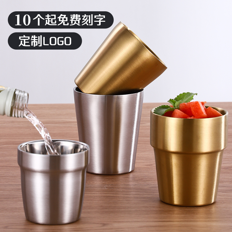 韩式304不锈钢水杯小蛮牛