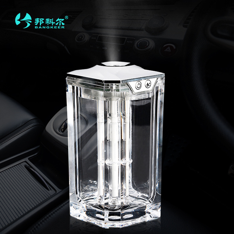 [振方铭百货加湿器]车载空气净化器厂家创意水晶USB喷雾月销量0件仅售89.3元