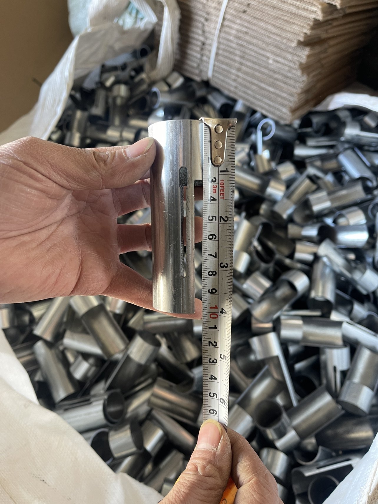 防串火二踢脚炮管配件放炮神器散件内径38毫米内径44毫米厚2毫米