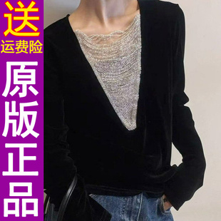 正品原版2026早春新款时尚气质收工串珠女装上衣