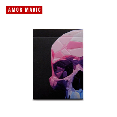 amor扑克黑色骷髅创意纸牌魔术