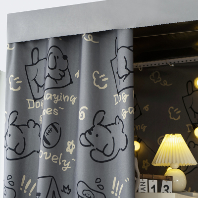 强遮光宿舍床帘上铺男下铺女挂布单片大学生寝室下桌遮挡帘子床幔