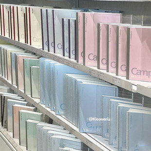 KOKUYO国誉线圈本Campus本子笔记本学生加厚点线本横线本学生用螺旋记事本B5小学生笔记本子A5本子正品文具