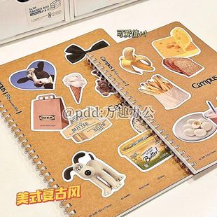 【2022年度】国誉新品Campus牛皮纸软线圈本子B5加厚笔记本不铬手学生用护眼横线记事本A5可180°平摊日本