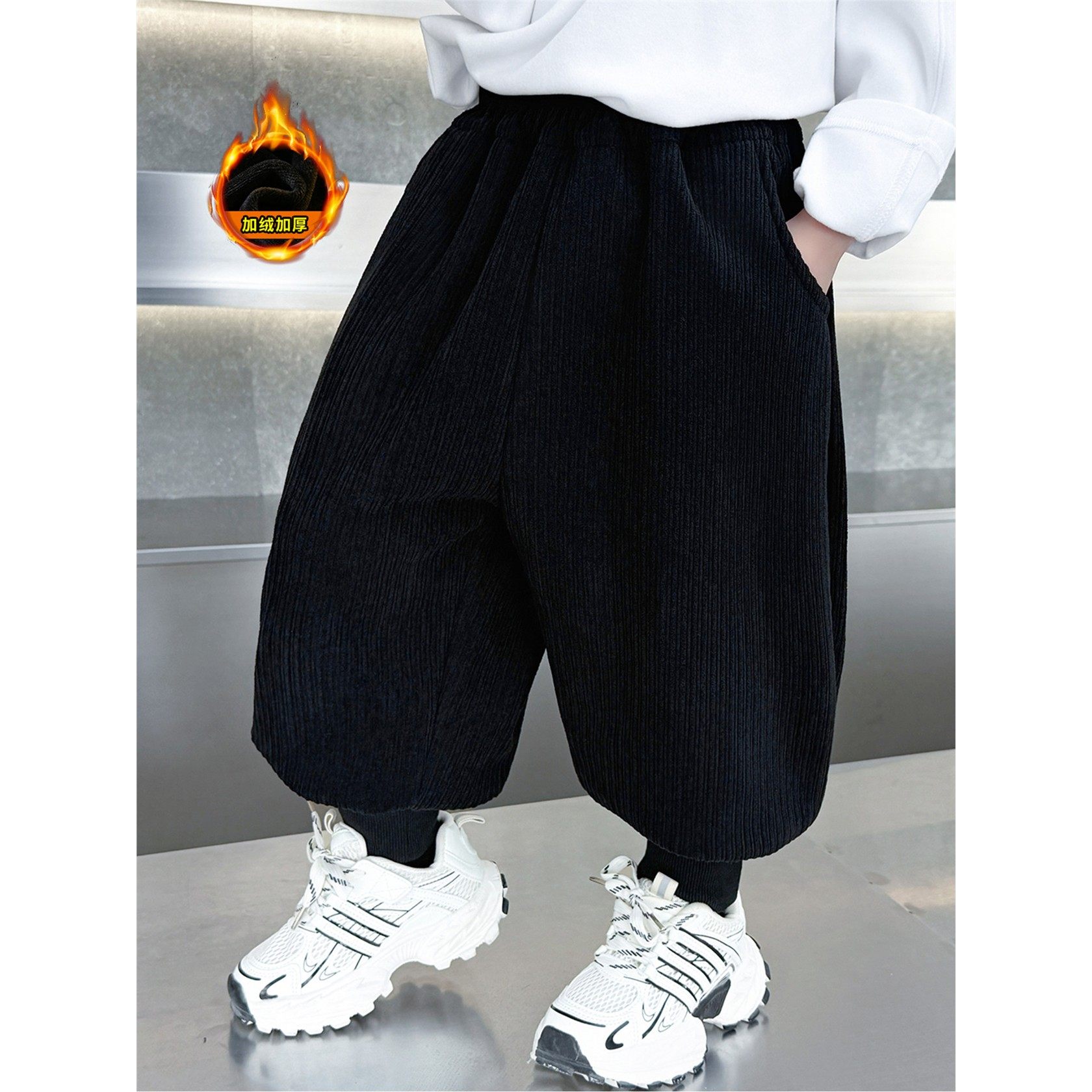 欧洲站男童秋冬装加绒裤子2025新款儿童一体绒加厚休闲裤男宝冬季,童装/婴儿装/亲子装,裤子,淘宝优惠券,粉丝福利购,淘宝优惠卷
