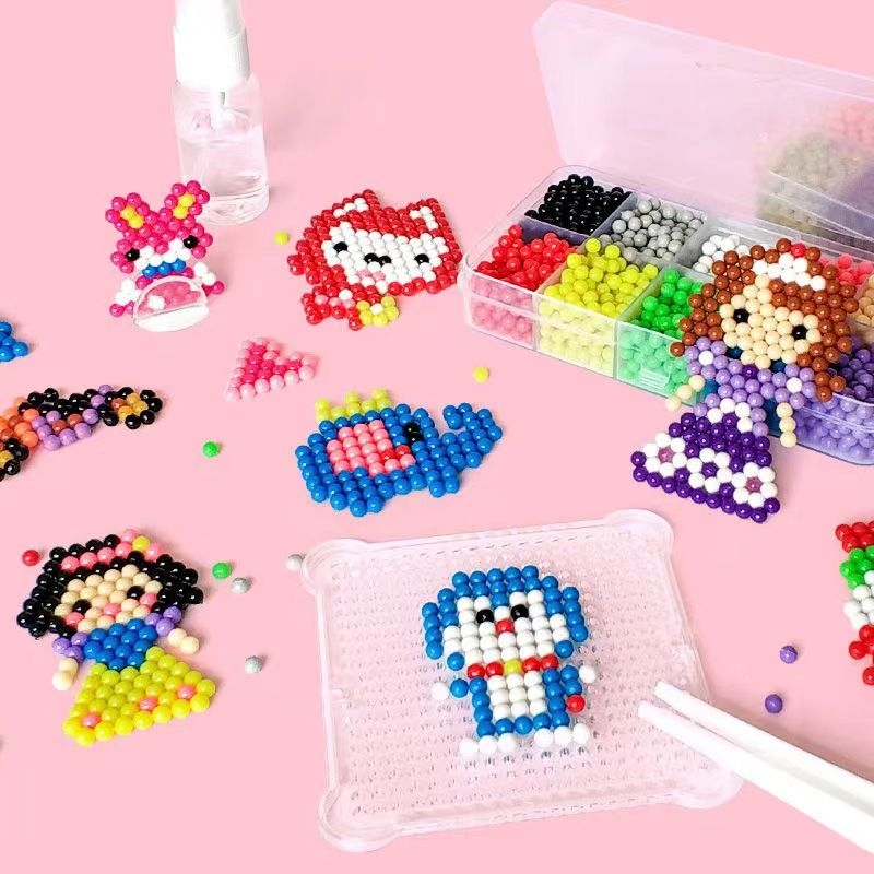 5mm水珠豆豆套装融合创意拼豆DI