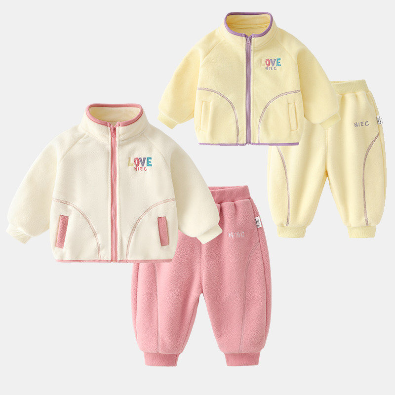 女童套装秋季小宝宝外套摇粒绒女孩裤子春秋婴儿衣服儿童童装秋装,童装/婴儿装/亲子装,套装,淘宝优惠券,粉丝福利购,淘宝优惠卷