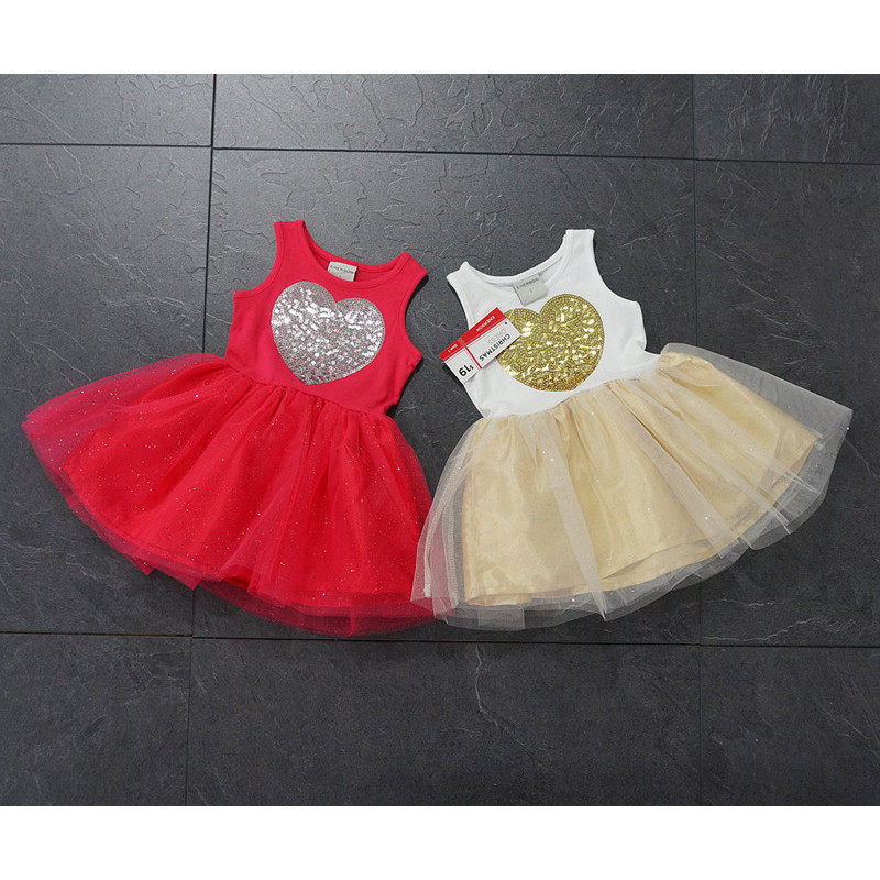 2026年夏季新款外贸童装女童背心无袖拼接网纱裙超美公主裙连衣裙