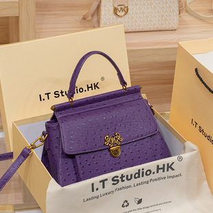 广州真皮女士手提包大容量2026新款秋冬高级感今年流行的爆款包包