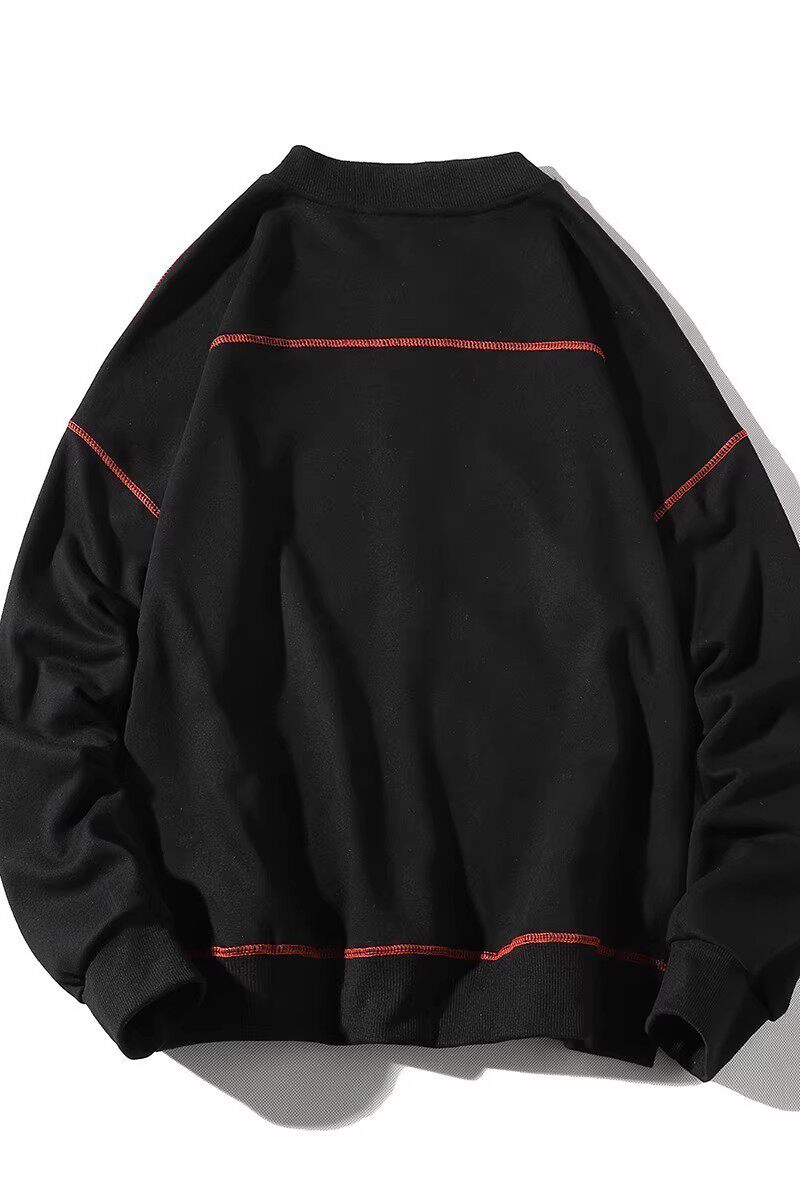 709-2-W55-P55春白底百搭宽松棒球服外套韩版时尚卫衣男简约,男装背心/马甲,星座709-2