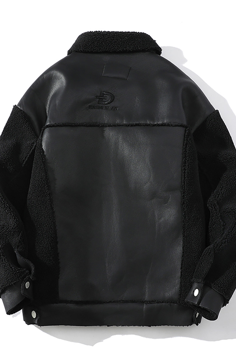 709-2-MY1509-P15023新白底皮毛一体翻领夹克棉衣外套休闲加厚,男装棉衣,星座709-2