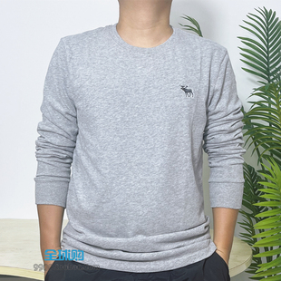 秋冬装 运动百搭上衣休闲新款 欧美af长袖 T恤男士 商务打底 修身 特价