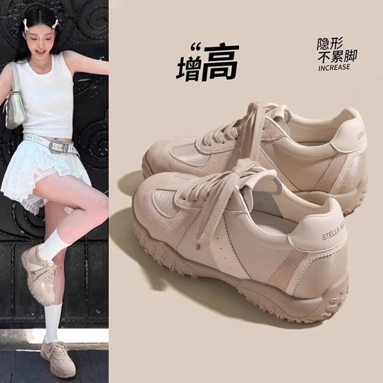 小个子内增高复古德训鞋超火休闲德训鞋