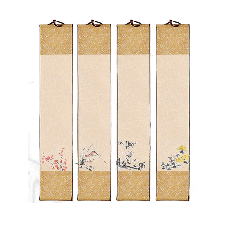 仙景半生熟四川来图定制四联挂画