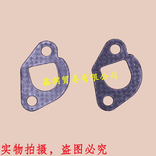 适用本田GX160/200/120抽水泵排气管垫片168/170F发动机消音器垫