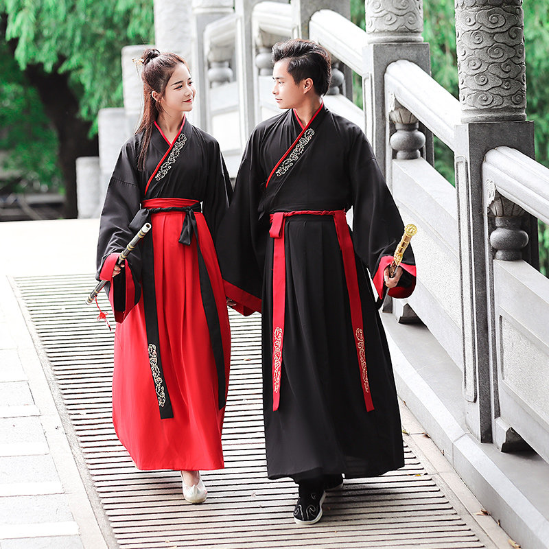 魏晋风汉服男古风男士学生班服