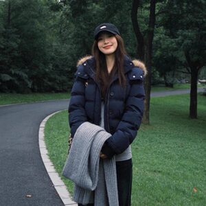 新款90白鸭绒羽绒服女2026年新款短款加厚小个子收腰显瘦冬季外套