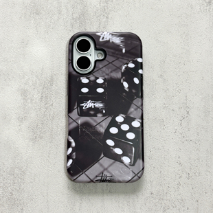 粗心袖 stu风骰子ins风小众风韩式 氛围感手机壳 适用安卓苹果iPhone17ProMax16Pro15Pro手机壳 口