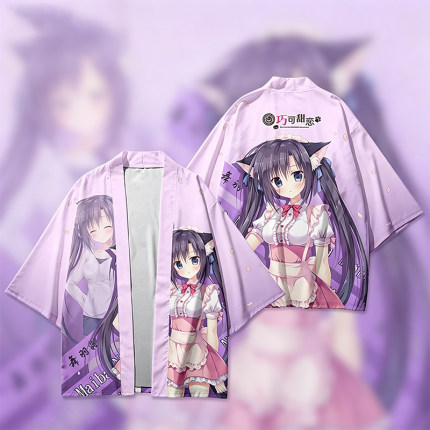 巧克甜恋 雪村千绘莉 御园莓华 法披羽织外套痛衣galgame衣服周边