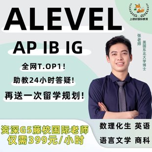 Alevel/AP/IB/IG网课辅导数学物理化学生物微积分经济会计一对一