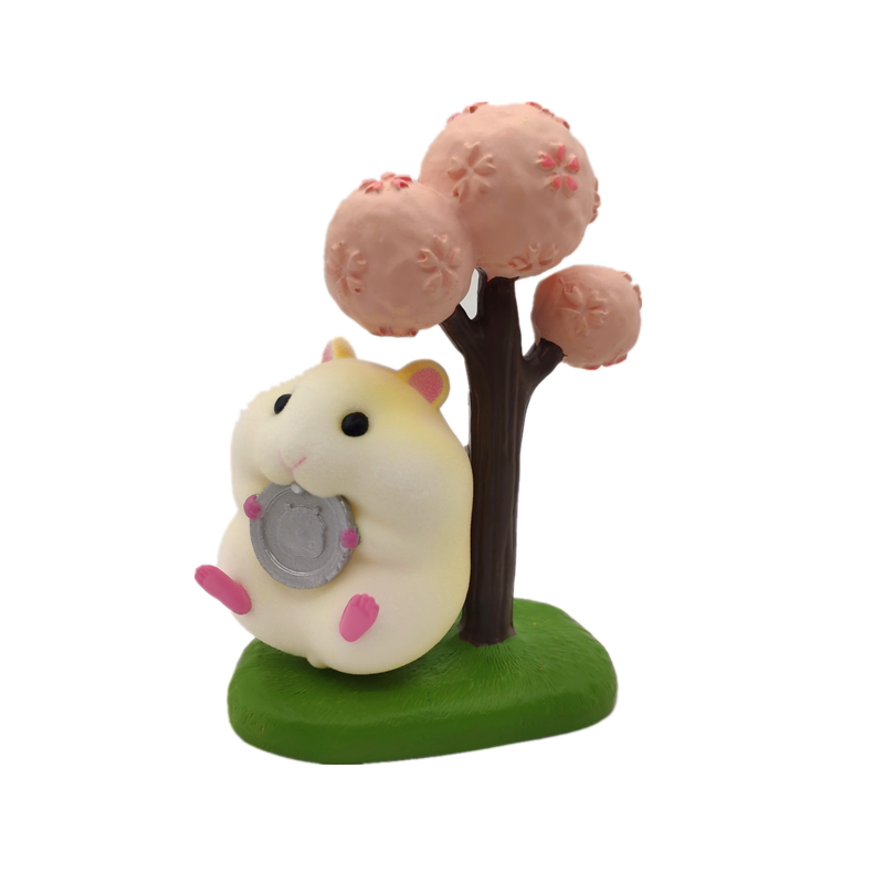 汽车摆件吃货仓鼠车载饰品新款哈姆太郎中控台可爱公仔车内饰品