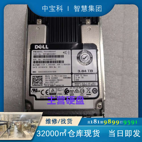 DELL/戴尔 3.84T SAS 2.5寸 SSD 12G