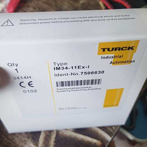 #全新图尔克隔离安全栅  IM34-11EX-I  货号 7