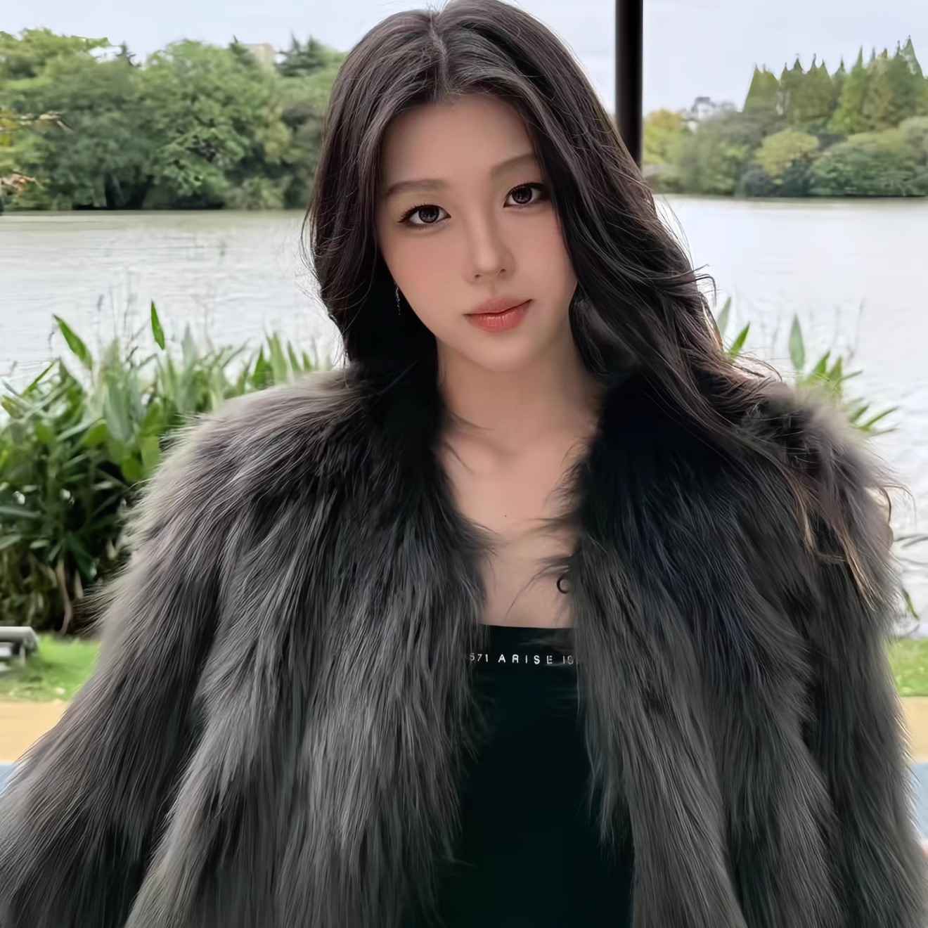 气质高级感狐狸毛短款外套女皮草