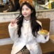 小个子羊羔毛毛短款 外套女款 春秋冬富家千金感气质高级小香风上衣