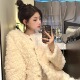 韩系千金毛毛外套女2025秋冬新款 轻奢气质高级感保暖加厚皮草上衣