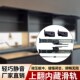 上翻插入隐藏液压内藏支撑杆橱柜五金配件三节滚珠滑轨上移门缓冲