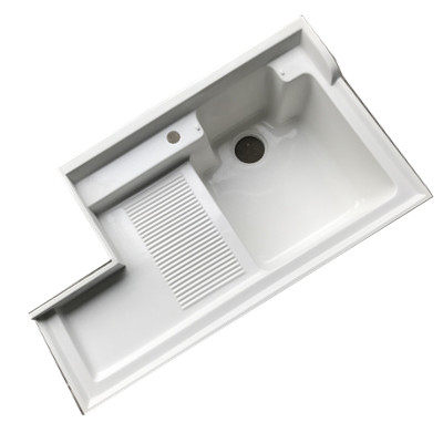 洗衣池阳台家用洗衣洗手盆水槽带搓衣板一体成型石英石台面洗衣盆,家装主材,盆、台一体成型式台盆,淘宝优惠券,粉丝福利购,淘宝优惠卷