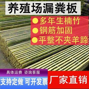 羊床板棚床养殖场竹笆子养羊羊舍架子羊圈板竹架板漏粪板竹子加厚