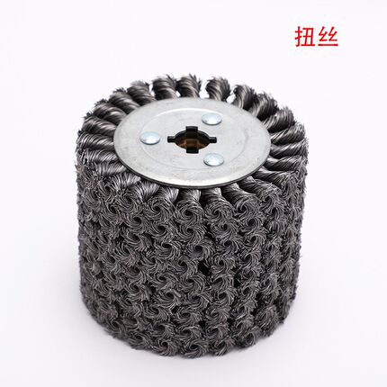不锈钢丝拉f丝轮抛光打磨轮木纹还原打磨除锈去漆钢丝刷