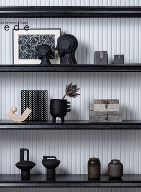 新中式风软装饰品客厅摆件书房摆件书柜摆件展示柜摆件样板房摆件