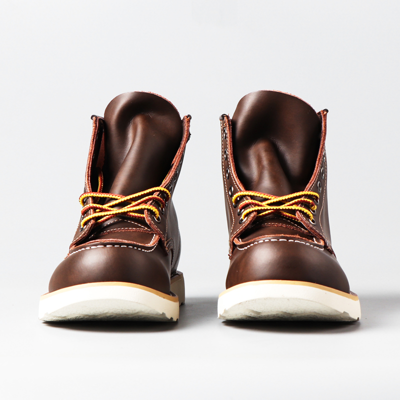 外贸尾单男美式复古工装靴875男款疯马皮马丁靴男鞋真皮中帮靴子