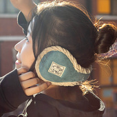 耳套冬天保暖男耳罩女护耳朵神器儿童耳捂子折叠耳包耳帽韩版 可爱