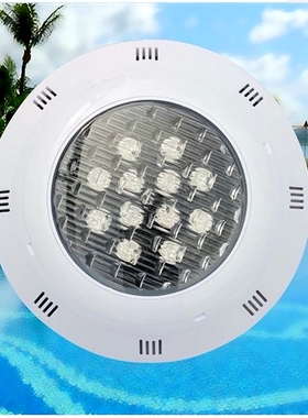 LED游泳池壁灯爱克牌水底专用挂壁式IPI68 七彩无线遥控水下照明