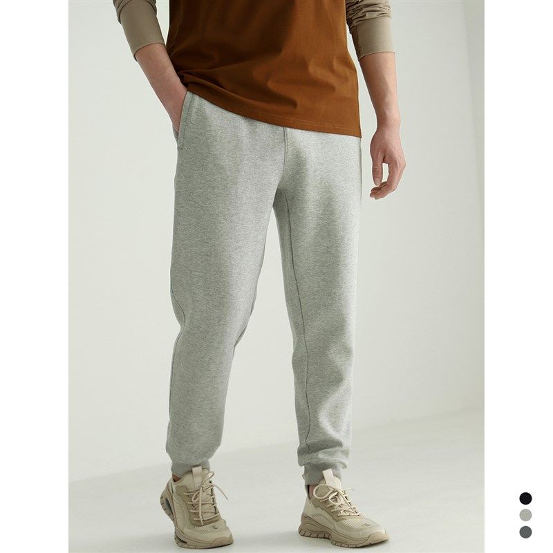 男士卫裤 运动收口裤 纯色基础款慢跑裤 休闲百搭长裤 春秋款男装,男装,休闲裤,淘宝优惠券,粉丝福利购,淘宝优惠卷
