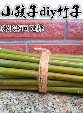小孩子数数字竹竿竹棍细竹棍竹子diy拼图玩具特色竹玩具儿童玩具