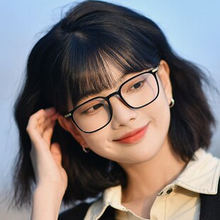 超轻9.6g大码素颜纯钛眼镜架9205ZP丹阳配镜近视眼镜框Z镜架女